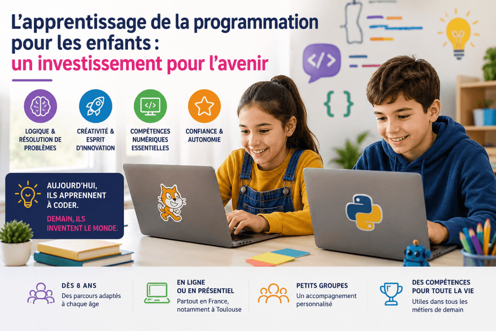 L&rsquo;apprentissage de la programmation pour les enfants : un investissement pour l&rsquo;avenir