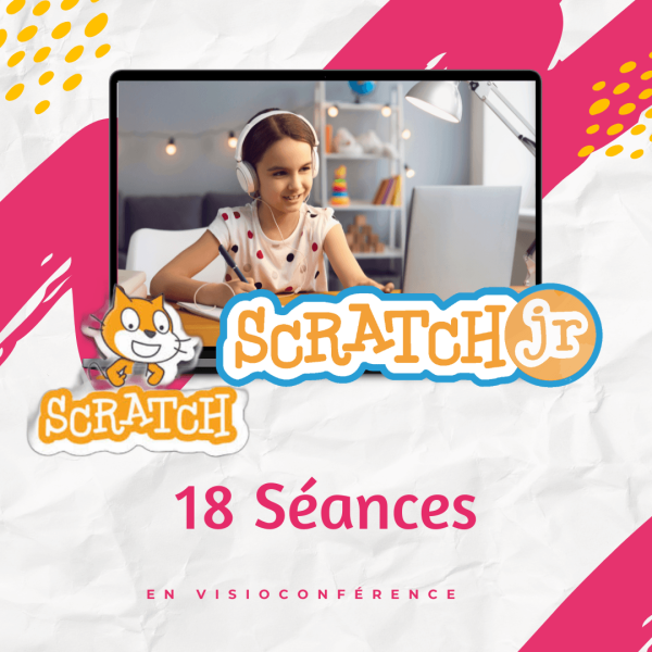 Cours hebdo Scratch 2 trimestres - Samedi matin : 9h00-10h30