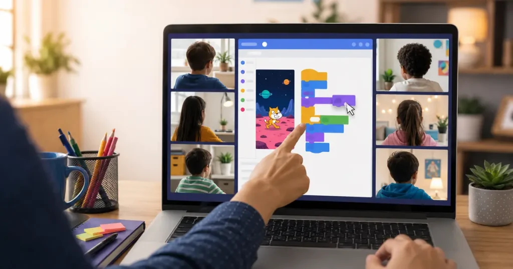 Pourquoi nous limitons les groupes à 6 enfants en cours de programmation