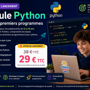 Module Python — Créer ses premiers programmes