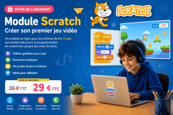 Module Scratch — Créer son premier jeu vidéo