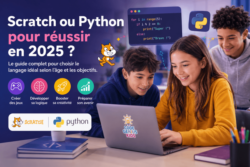 Scratch ou Python : quel langage choisir pour votre enfant ?