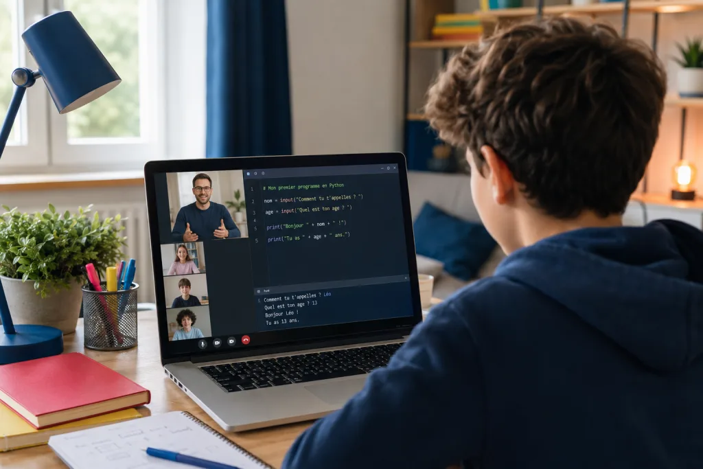Mon enfant n&rsquo;a jamais codé : peut-il participer à un stage de programmation ?